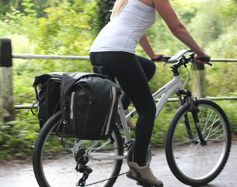 1pc Waterproof 7L Leather Bicycle Rear Rack Seat Saddle Bag MTB Bike  Pannier Bag | eBay